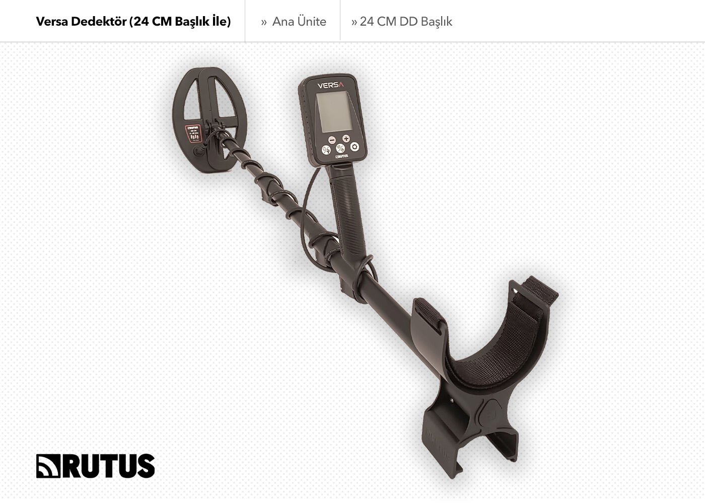 Rutus Versa Dedektör (24CM DD Başlık İle)