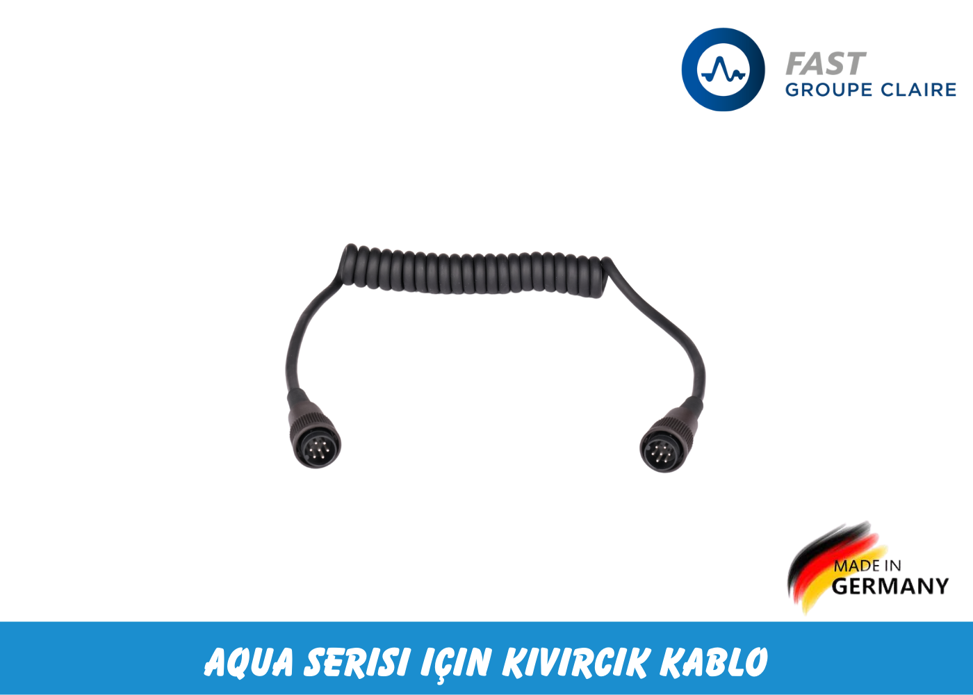 Fast Aqua Serisi İçin Kıvırcık Kablo