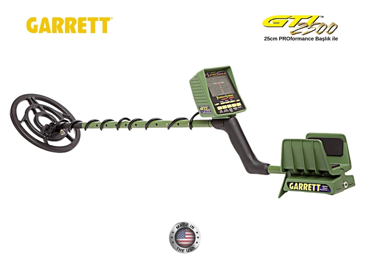 Garrett GTI 2500 Dedektör (9.5'' İmage Başlıklı)
