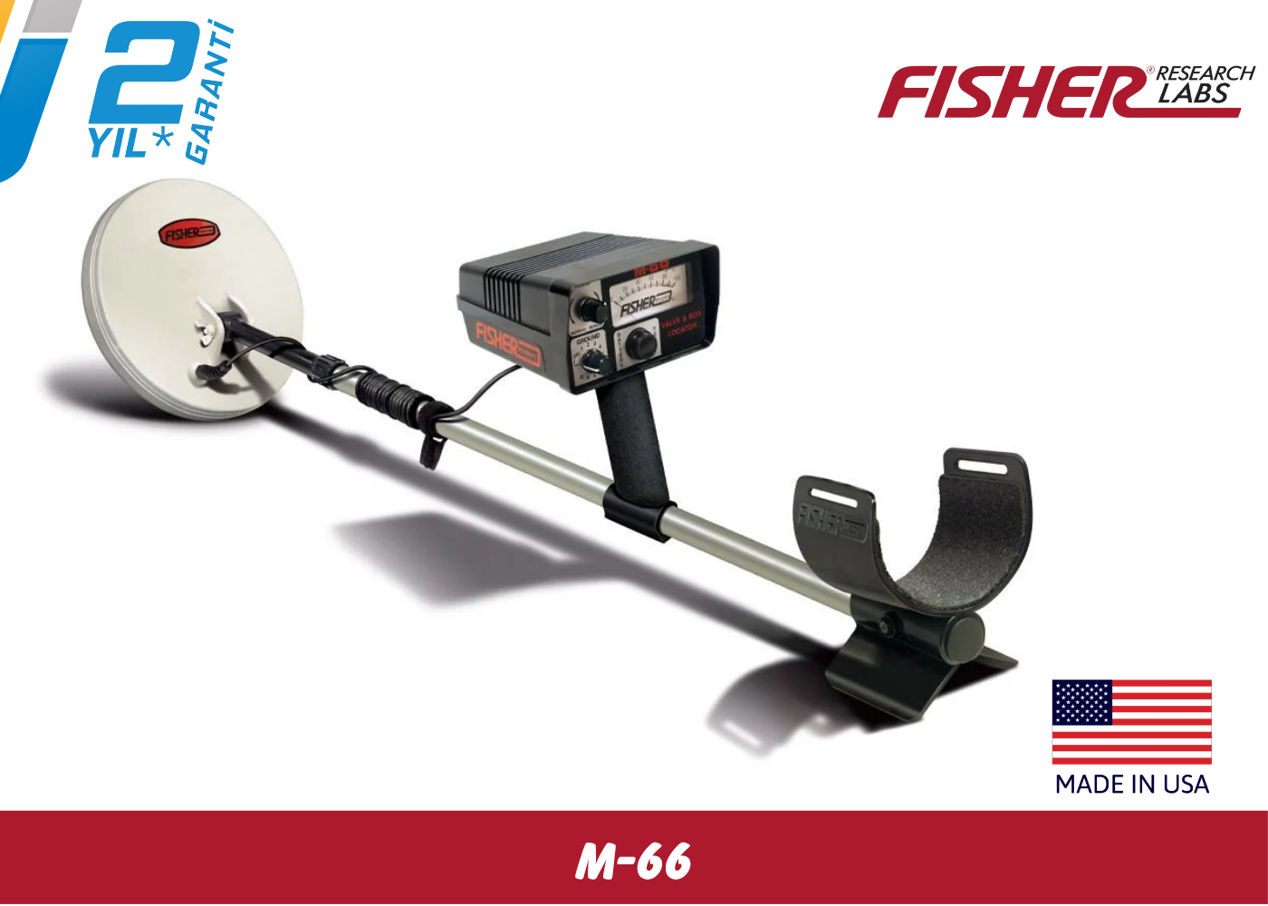 FISHER M66 Rögar Kapağı Tespit Dedektörü