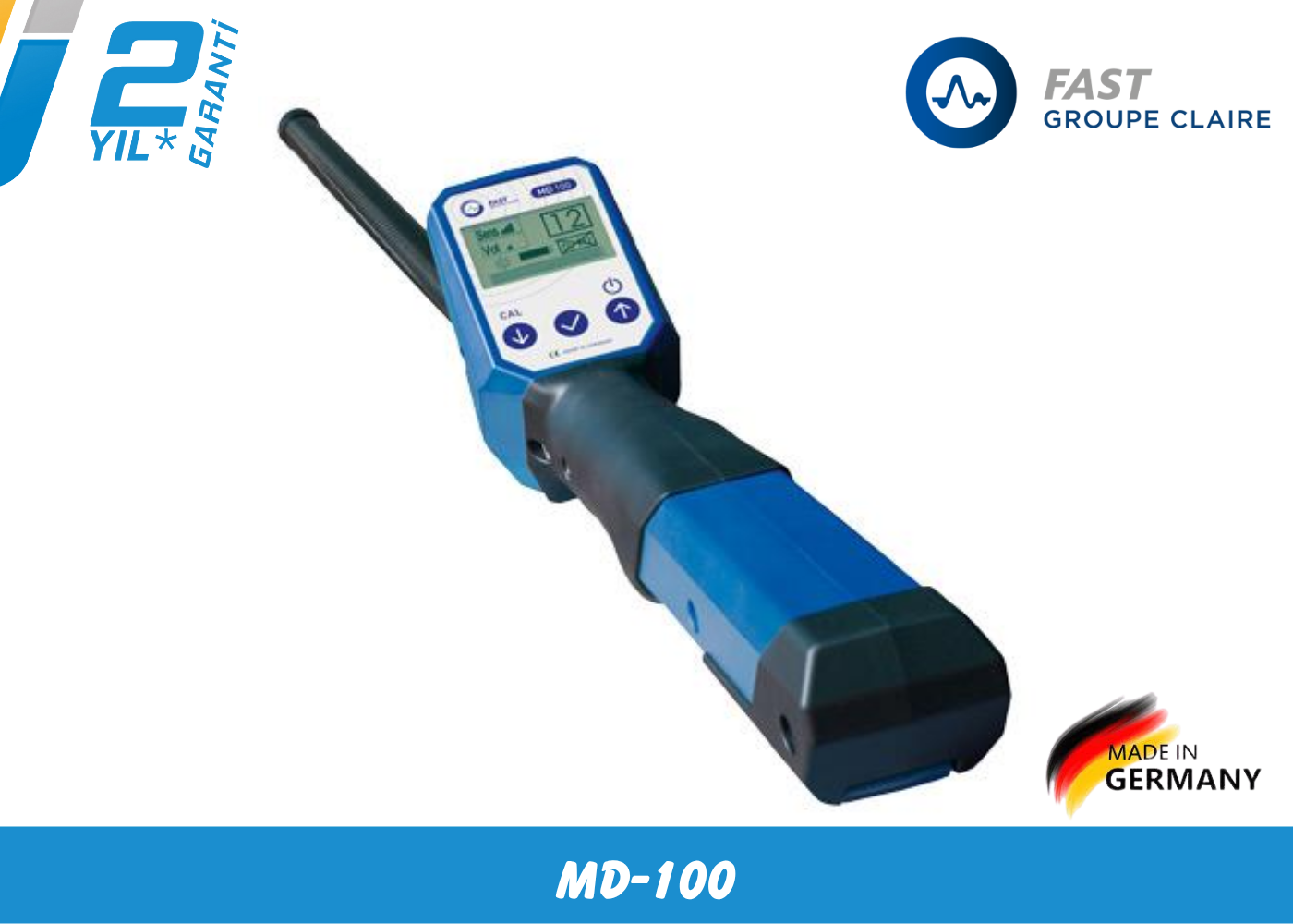 Fast MD-100 Rögar Kapağı Tespit Dedektörü (Manyetik Locator)