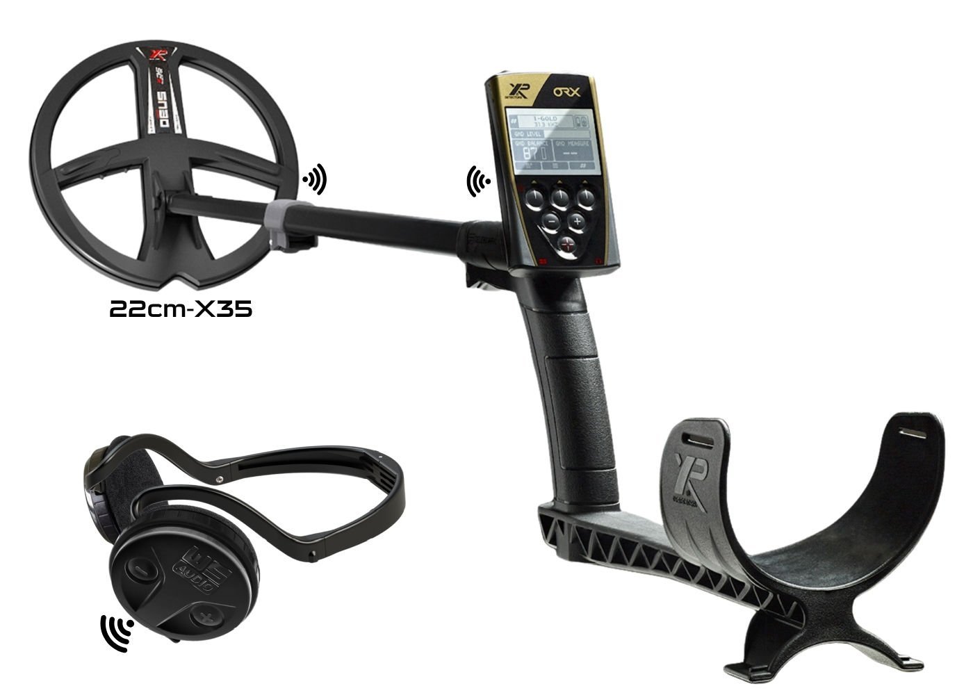 XP ORX Dedektör (Ana Ünite, WSA Kablosuz Kulaklık ve 22CM X35 Başlık İle)