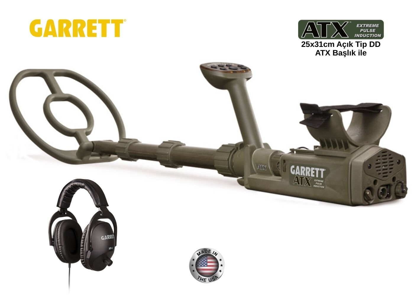 Garrett ATX Basic - 10'' x 12'' DD Açık Tip Başlıklı