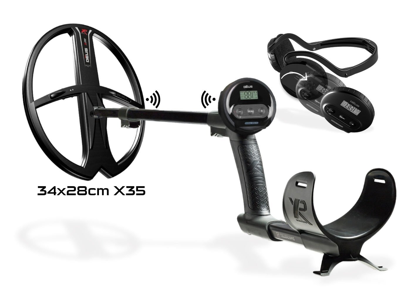 XP WS4 Master Dedektör (WS4 Kablosuz Kulaklık ve 34x28CM X35 Başlık ile)