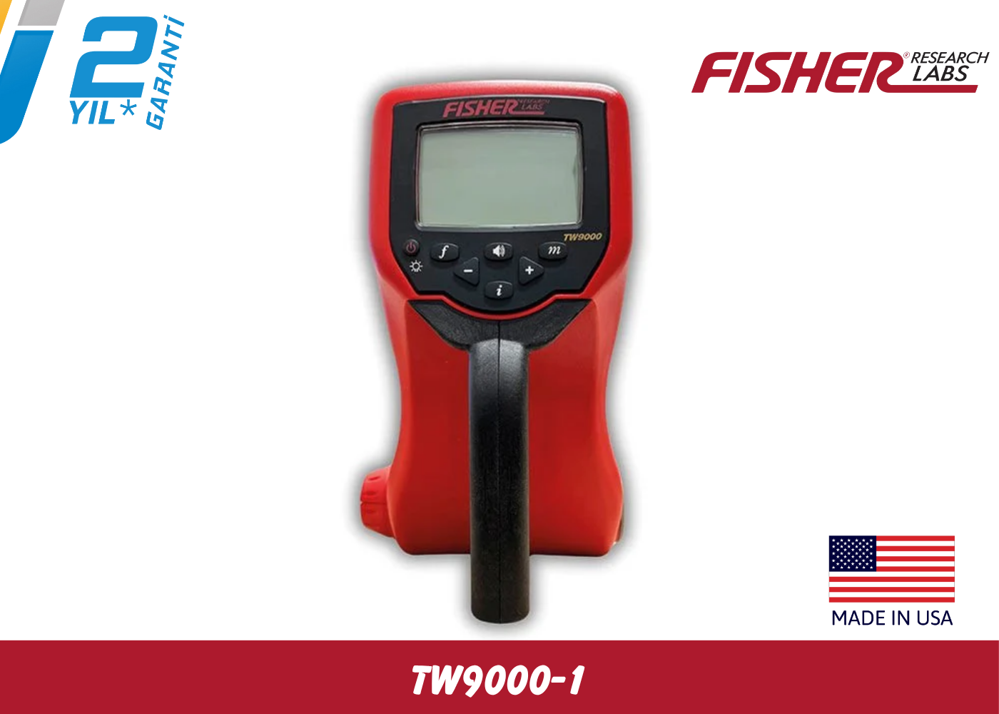 Fisher TW-9000-1 Dijital Kablo ve Boru Tespit Cihazı