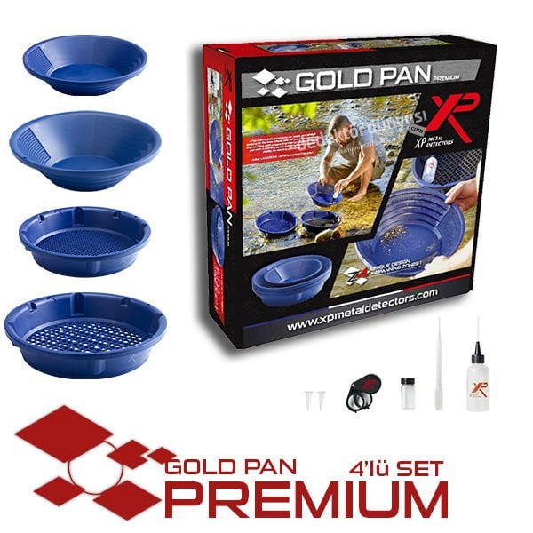 XP GOLD PAN PREMIUM (4'LÜ SET)
