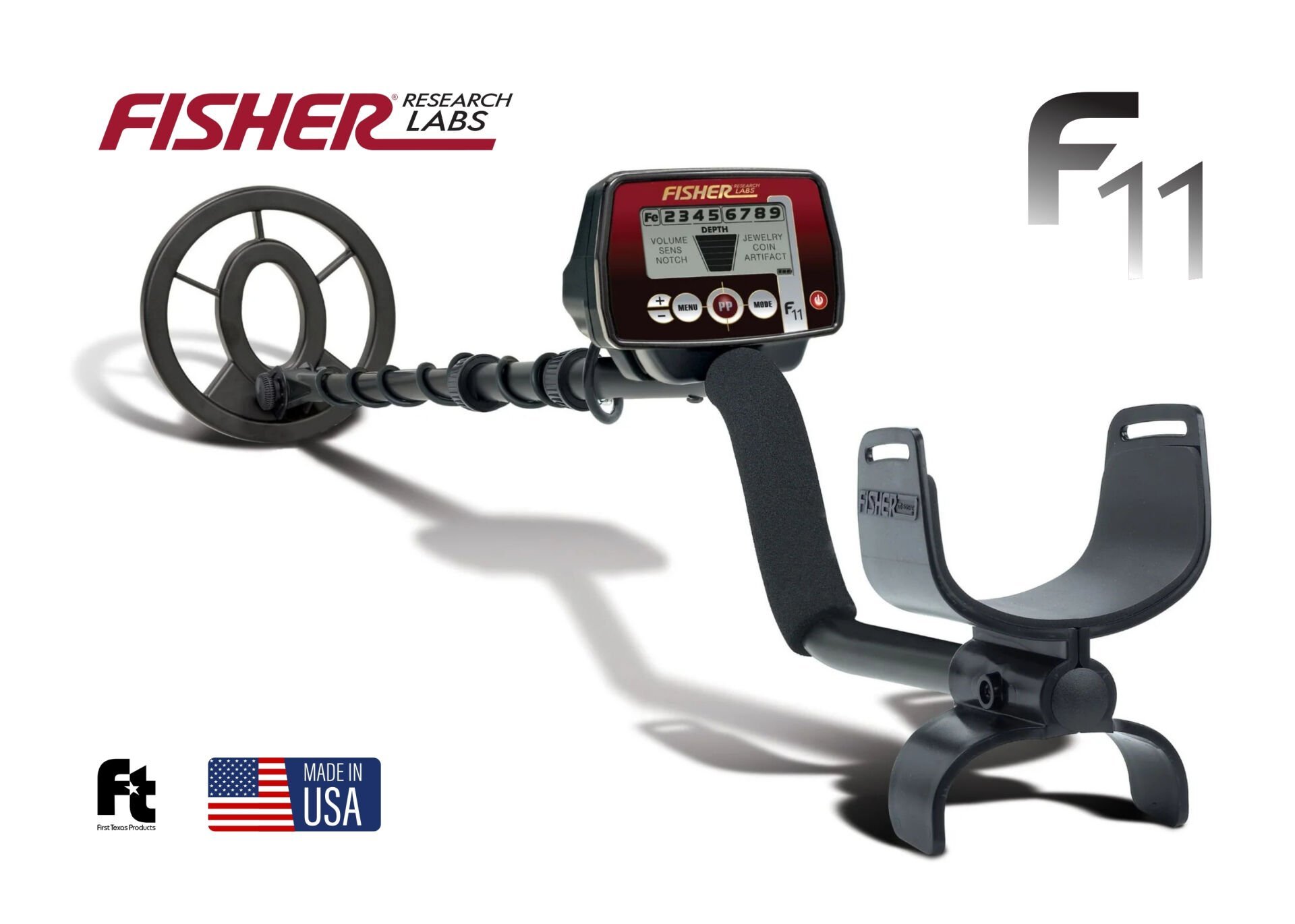 FISHER F11- 18cm Başlık ile Define Dedektörü