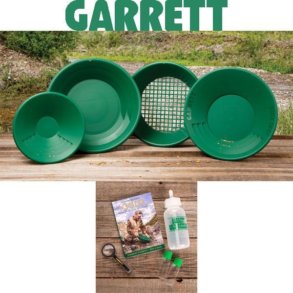 Garrett DELUXE GOLD PAN Kit Trap
