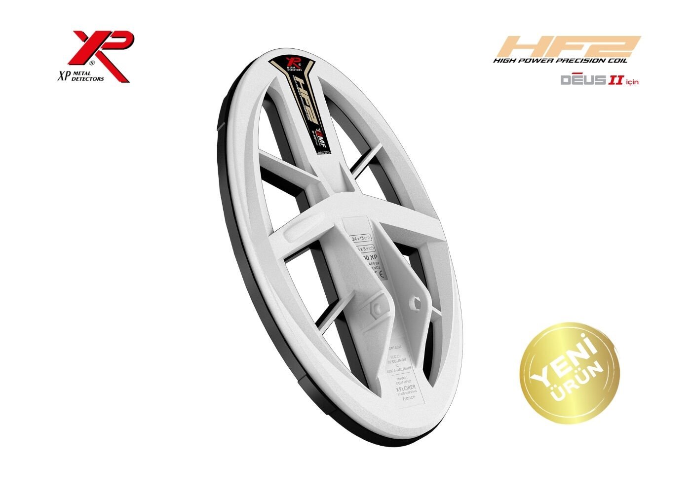 XP HF2 Arama Başlığı – 24x13cm Yüksek Frekanslı FMF Başlık