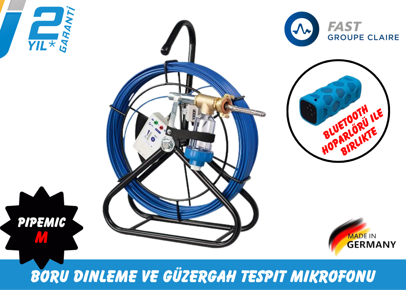 PipeMic-M Boru Dinleme Mikrofonu