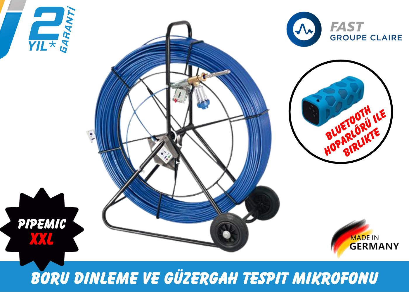 PipeMic-XXL Boru Dinleme Mikrofonu