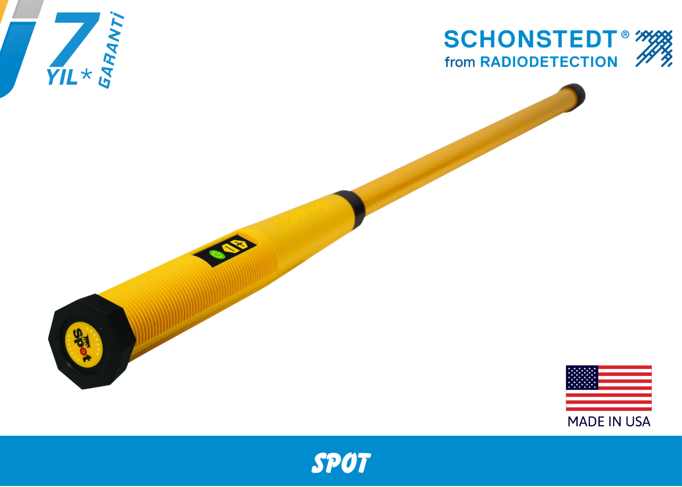 Schonstedt Spot Rögar Kapağı Tespit Dedektörü (Manyetik Locator)