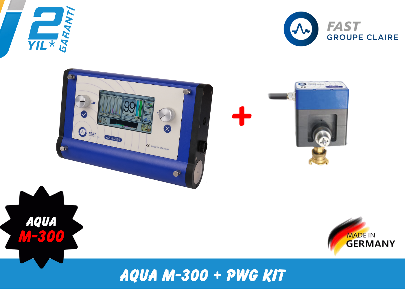 Fast Aqua M300 Su Kaçak Tespit Cihazı (PWG KIT)