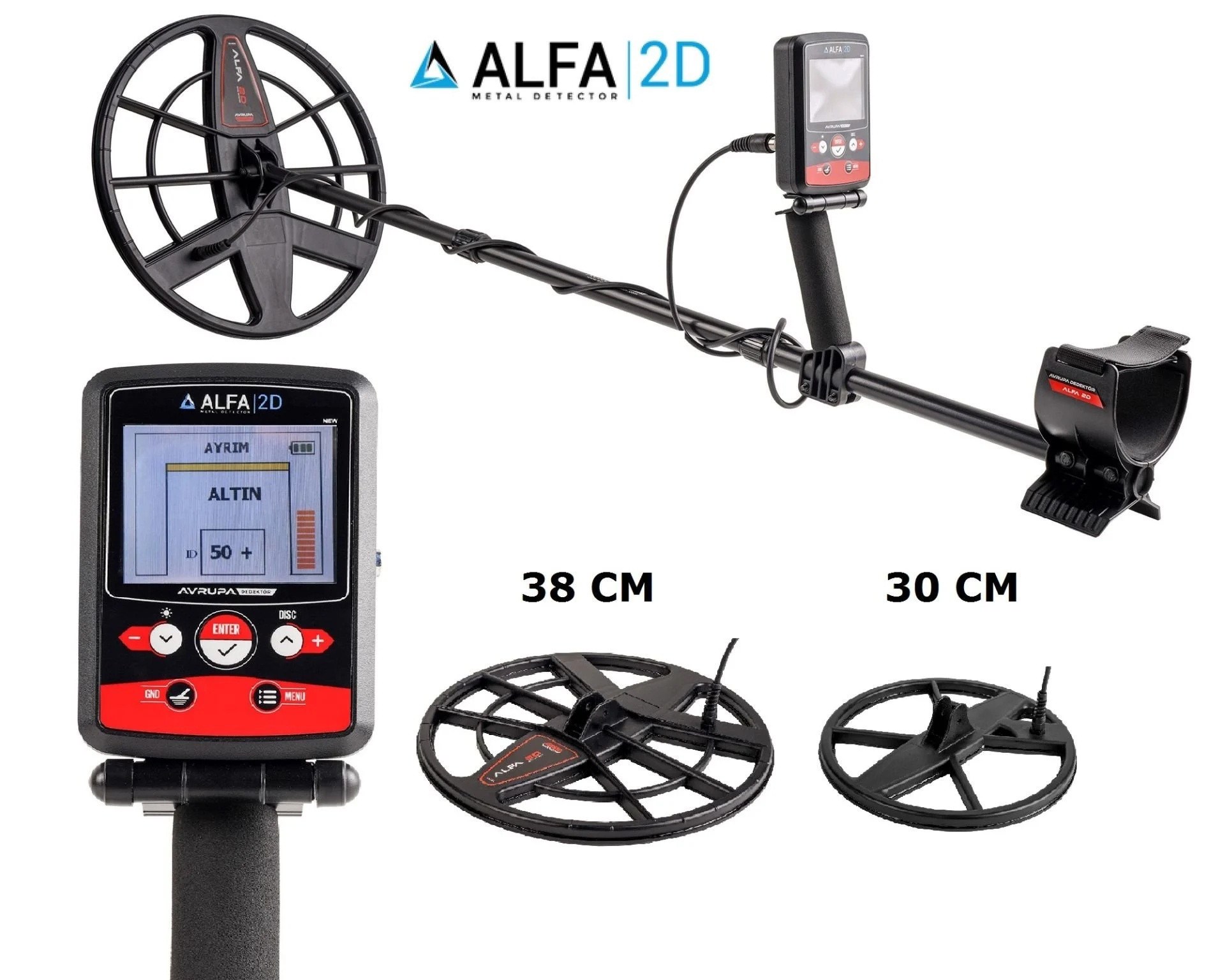 Alfa 2D Ekranlı Dedektör